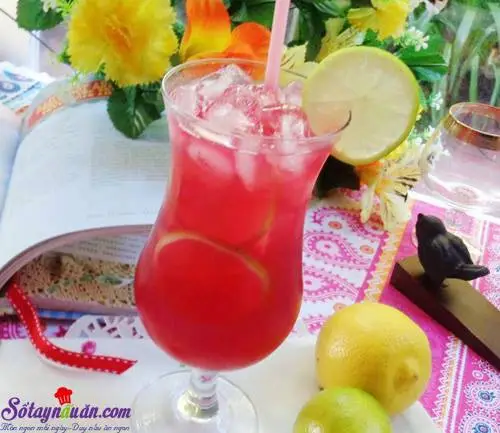 Tr&agrave; chanh hoa hồng 5