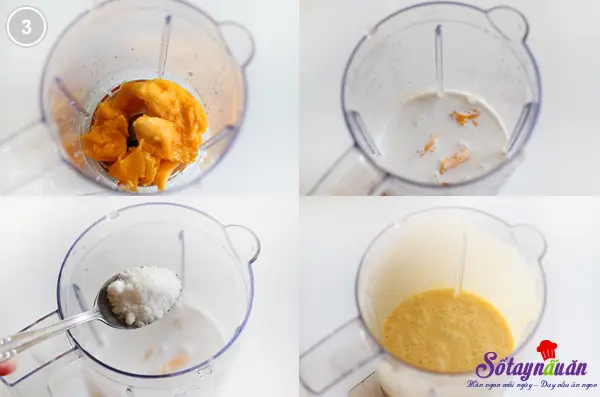 L&agrave;m sinh tố xo&agrave;i ngon tuyệt