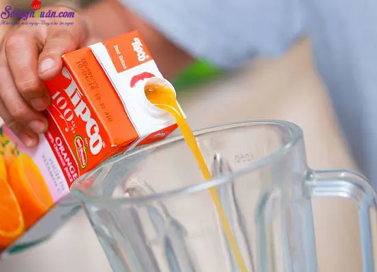 c&aacute;ch l&agrave;m sinh tố d&acirc;u t&acirc;y 1
