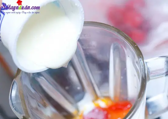 c&aacute;ch l&agrave;m sinh tố d&acirc;u t&acirc;y 3