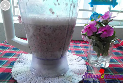 Sữa đậu đỏ thơm lừng 1