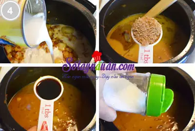 B&ograve; hầm c&agrave; ri nước cốt dừa 4