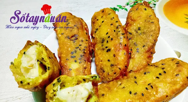 Cách làm bánh chuối chiên vừng đen thơm ngon ngây ngất