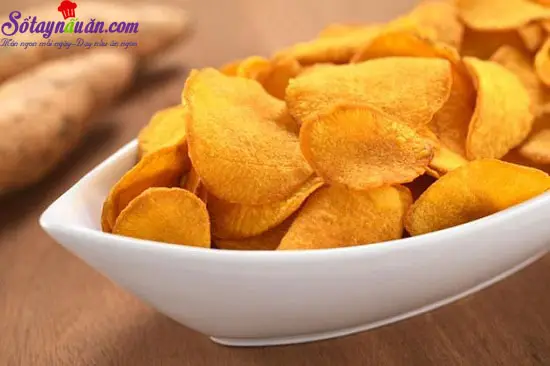 Hướng dẫn làm bim bim khoai tây giòn rụm tại nhà