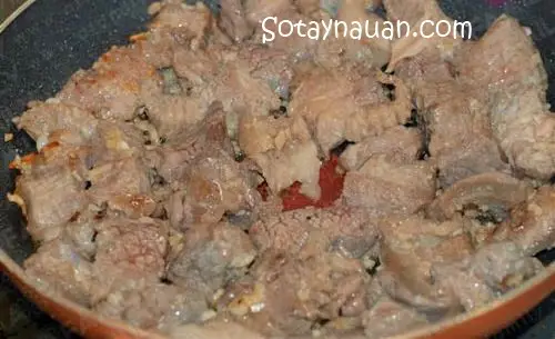 Cach lam bo sot vang ngon, huong dan nan an ngon, so tay nau an, mon ngon cuoi tuan