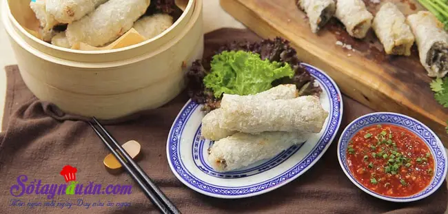 C&aacute;ch l&agrave;m chả t&ocirc;m cuốn cực k&igrave; hấp dẫn kết quả