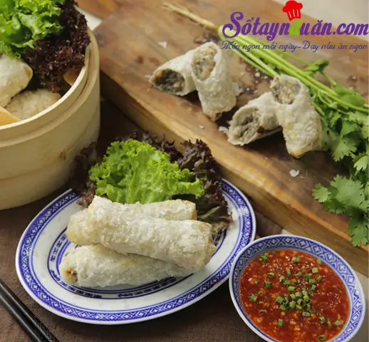 C&aacute;ch l&agrave;m chả t&ocirc;m cuốn cực k&igrave; hấp dẫn kết quả