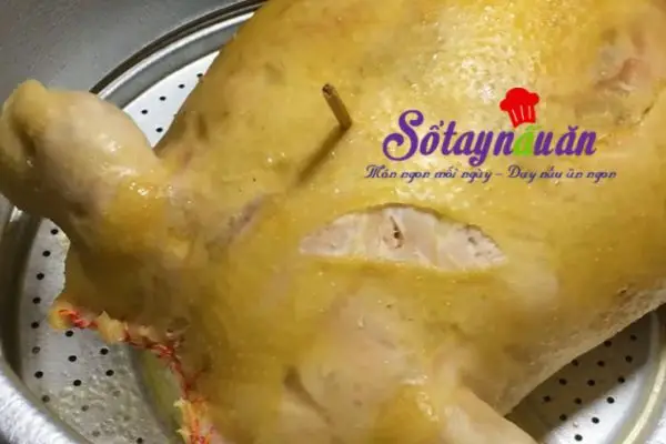 C&aacute;ch l&agrave;m g&agrave; r&uacute;t xương nhồi jambon 4