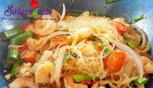 C&aacute;ch l&agrave;m miến x&agrave;o t&ocirc;m 7