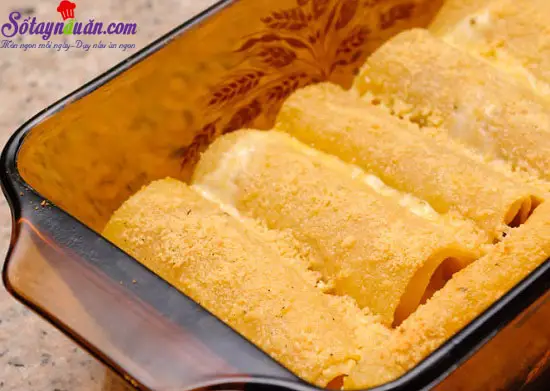C&aacute;ch l&agrave;m m&oacute;n Lasagna cuộn ph&ocirc; mai của &Yacute; ng&agrave;y cuối tuần10