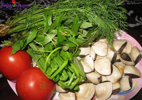 canh ngao nấu dứa 1