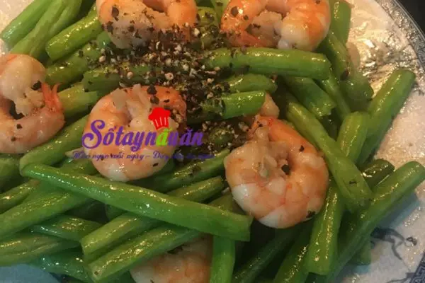 C&aacute;ch l&agrave;m đậu que x&agrave;o t&ocirc;m 3
