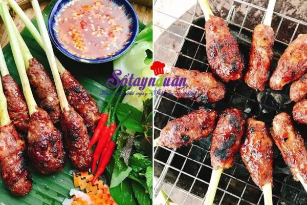 c&aacute;ch l&agrave;m g&agrave; cuốn sả nướng 2