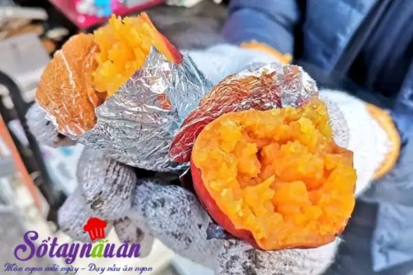 khoai lang nướng