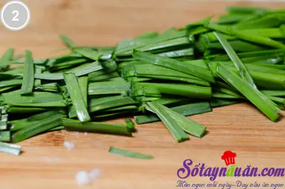Mực x&agrave;o b&ocirc;ng hẹ 1