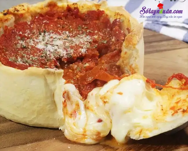 C&aacute;ch l&agrave;m pizza 12