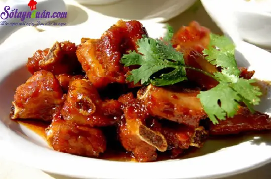 c&aacute;ch l&agrave;m sườn heo kho miền t&acirc;y 6
