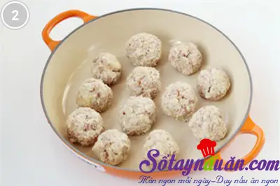 Thịt vi&ecirc;n sốt c&agrave; chua 2
