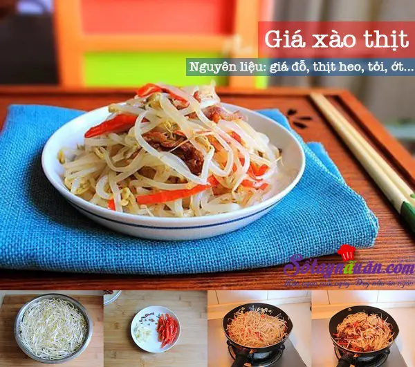 C&aacute;ch l&agrave;m thịt x&agrave;o gi&aacute; đỗ
