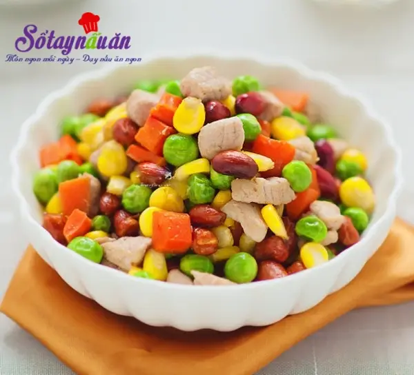 C&aacute;ch lam thịt x&agrave;o ngũ sắc