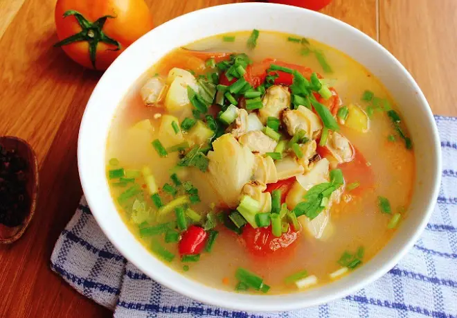Hướng dẫn c&aacute;ch nấu canh ngao chua thơm ngon chuẩn miền Bắc 1