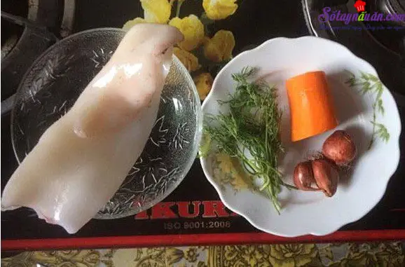 c&aacute;ch nấu ch&aacute;o mực cho b&eacute;