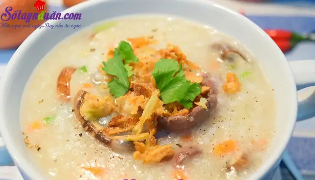 c&aacute;ch nấu ch&aacute;o tim heo cho b&eacute; ăn dặm 4