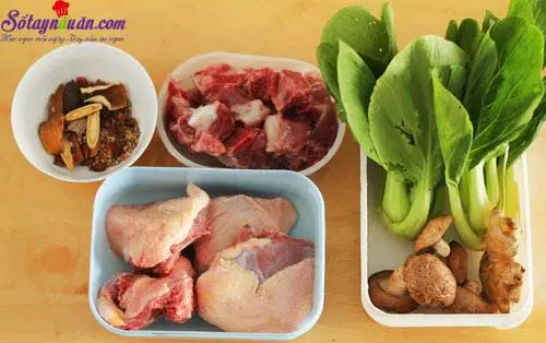 c&aacute;ch nấu m&igrave; vịt tiềm