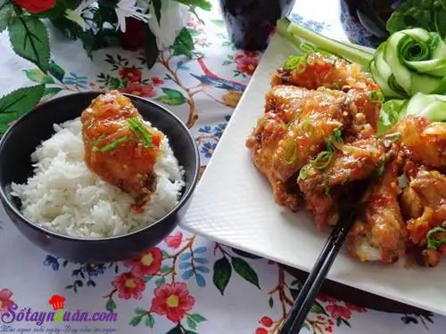 Hướng dẫn l&agrave;m c&aacute;nh g&agrave; sốt chua ngọt si&ecirc;u hấp dẫn th&agrave;nh phẩm