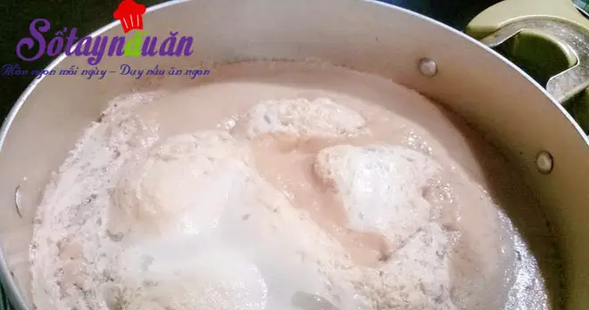 Hướng dẫn l&agrave;m canh ri&ecirc;u cua khoai sọ cực hấp dẫn