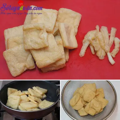 Hướng dẫn l&agrave;m sushi đậu hũ chi&ecirc;n kiểu H&agrave;n lạ miệng 1