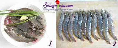Hướng dẫn l&agrave;m t&ocirc;m rim chua ngọt bổ dưỡng th&ecirc;m canxi 1