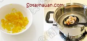 Rau tron tom trung, rau tron dep mat, rau tron ngon dep mat, cach lam rau tron ngon, nau an ngon, mon ngon, So tay nau an