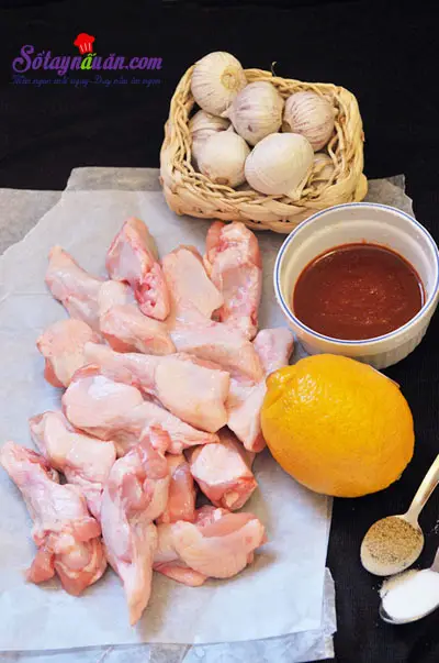 Ngất ng&acirc;y g&agrave; nướng cay vị H&agrave;n quốc si&ecirc;u ngon nguy&ecirc;n liệu