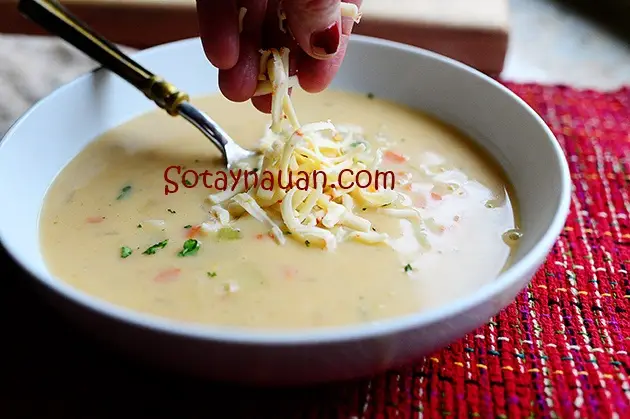 Cach nau sup khoai tay ngon, cach nau soup khoai tay ngon, mon ngon, nau an ngon, So Tay Nau An