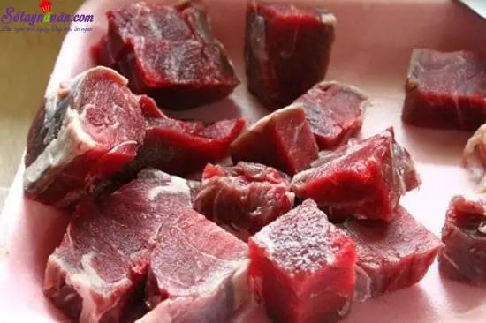 c&aacute;ch l&agrave;m thịt b&ograve; kho gừng 1