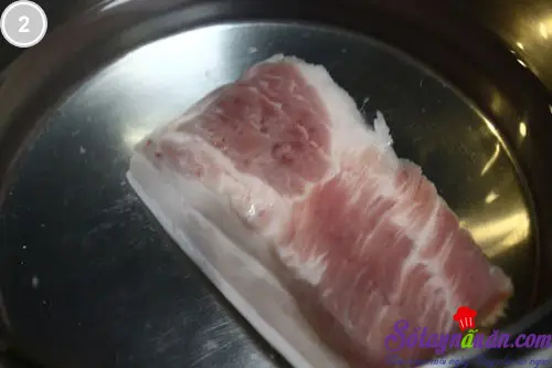 Thịt cuộn rau sốt me 2