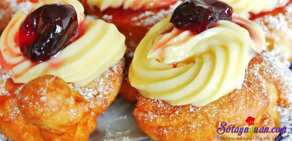 Công thức Zeppole: Tự làm bánh rán mini kiểu Ý giòn xốp ngay tại nhà
