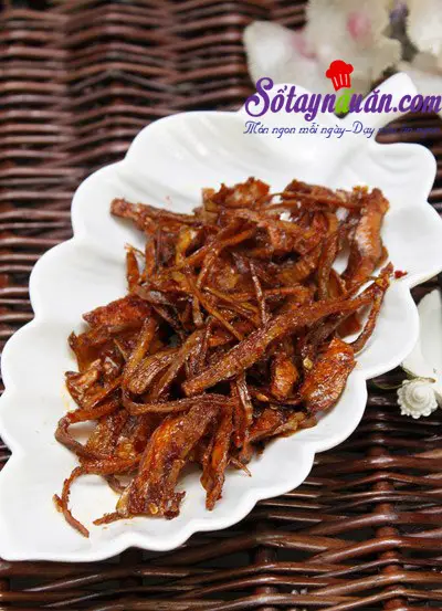 Mực khô sốt me chua